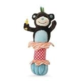 Mud Pie Monkey Safari Stick Rattle by Mud Pie [並行輸入品]