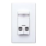 Leviton MSSMT-GDW Lev-Lok Modular Device Multi-Technology Wall Switch Occupancy Sensor - No Neutral,