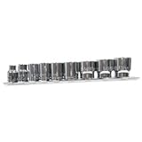 Koshihara ソケット9個セット、ホルダー付き　3/8"DR　6PT　ミリ DIY 整備用工具
