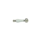 Rohl zz9736802b-pn Arcana装飾ホワイト磁器レバーのみwithホットねじカバーキャップとm.4 X 40ねじ – For All Cisal洗面除く圧力、ポリッシュニッケル