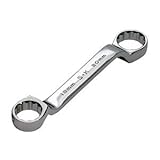 SK Hand Tool 87781 6-Point Short Deep Box End Wrench, 11 x 12mm, Full Polished Finish [並行輸入品]