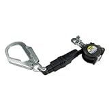 ジェフコム 安全帯用巻取式ランヤード 2重安全装置付 軽量フックタイプ DBM-160BLF-LK