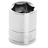 Wilmar (WLMW38217) Chrome Socket, 3/8 Drive, 17mm, 6 Point, Shallow by Wilmar