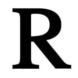 Letter R Large