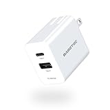 【BASETEC】ACアダプター 充電器 急速充電器 ケーブルセット 20W 折りたたみ可能 TYPE-C 30分最大58%まで充電 折り畳み ACアダプタ PD充電器 アイホン 充電 ACアダプター (ホワイト)