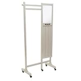 ミラー付きハンガーラック(衣類収納) fiaba 木製 高さ160cm キャスター付き WH ホワイト(白) 生活用品 インテリア 雑貨 インテリア 家具 収納家具 ハンガーシェルフ ワードローブ top1-ds-1806878-ak [簡