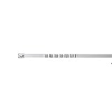 Panduit MLT4WLH-LP MLT Wave-Ty Cable Tie 304 Stainless Steel Light-Heavy 14.3-Inch (50-Pack) [並行輸入品]