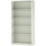 オープン書庫880×400×1790 NP603 (ネオグレー)