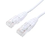 C6A-N005WH(ホワイト) 超しなやか 抜きやすいLANケーブル 0.5m