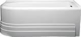 Americh bo6632tr Right Hand Bow 66 " x 32 " x 21 " Skirtedソーカー浴槽のみ 66x32 BO6632TR-WH 1