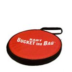 Burgon & Ball ミニポップバッグ 折りたたみバケツ Red