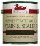 Superdeck透明Stain Wood扱われに圧力