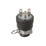 明工社 15A 250V 接地ゴムプラグ セフティーワッシャ付 ME2547-N