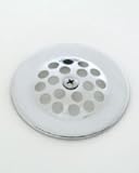 Jaclo 517-sg Tub DrainグリッドStrainer、サテンゴールド