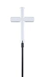 Moonrays 93243 Solar Powered LED Clear Cross Stake Lights, White [並行輸入品]