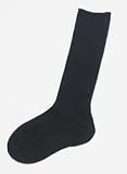 (グレェド) Groedo オーガニックコットン キッズ ハイ ソックス 紺 サイズ0 (11cm)