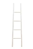 アジアンバンブー  収納 はしご ラック ホワイト　BL-C22WH