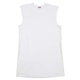 [ビー・ブイ・ディ] BVD メンズ スリーブレス丸首シャツ 綿100％ ホワイト L g213