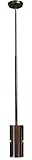Framburg 5396 SP/PN 1-Light Oracle Pendant, Satin Pewter/Polished Nickel [並行輸入品]