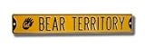 California Golden Bears Bear Territory Street Sign