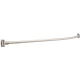Franklin Brass T190-6SN 1-Inch by 6-Feet Shower Rod with Brackets by Franklin Brass