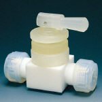 フロンケミカル トグルバルブ水平型 12φ NR0015-04 (734-4503) 《チューブ継手》