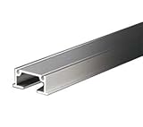 e-kanamono ピクチャーレール HPI-231 30mm幅(埋込設置用) 3000mm(1.5M+1.5M) アルマイトシルバー 【重量用】