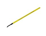Nupla 34043 Yellow Steel Curved Single End Pry Bar with Solid Nuplaglas Composite Handle, 46-1/2 Len