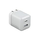 GOLNY 充電器 Type-C USB-A 2ポート PD30W PSE認証品 白 GL-AC-30A-AC1-WH