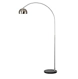 フロアランプ、金属調節可能フロアランプ釣りランプシルバー クリエイティブ