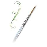 Royal & Langnickel Best Aqualon Taklon Watercolor and Acrylic Brush Script 1 by Royal & Langnickel