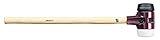 Halder 3027.081 Simplex 7.5 lb Soft-Face Sledge Hammer, Black Rubber/Nylon Faces [並行輸入品]