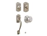 Schlage fe285-cam-be365 – 619-geoサテンニッケルライフタイム仕上げCamelotキーパッドHandleset with Georgianノブ