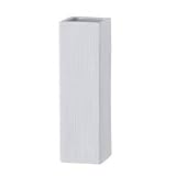 【6個入】花器(花瓶/フラワーベース) エフ ソフィア 高さ17cm 穴無し ホワイト(白) 〔ガーデニング用品/園芸〕