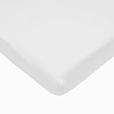 American Baby Company 100% Cotton Value Jersey Knit Fitted Pack N Play Playard Sheet, White by Ameri