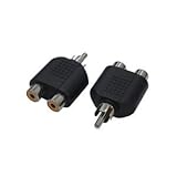 （まとめ）変換名人 AVプラグ RCA（メス）2P to RCA（オス）モノラル AV／RCA2J-RCAPM（2P）【×20セット】