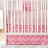 New Arrivals Zig Zag Baby 3 Piece Crib Bedding Set, Pink by New Arrivals [並行輸入品]