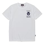 [MS.PG] A2M5001 AVIREX QUICK DRY T-SHIRT USAAF アビレックス クイックドライTシャツ (M, ホワイト)