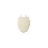 Bemis 1500TTT 346 Elongated Closed Front Molded Wood Toilet Seat, Biscuit [並行輸入品]
