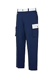夏服 ストレッチカーゴパンツ 濃紺 SS