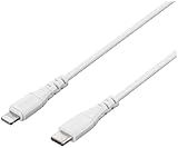 ＢＵＦＦＡＬＯ ＵＳＢ２．０ Ｔｙｐｅ－Ｃ － Ｌｉｇｈｔｎｉｎｇ ＰＤ対応ケーブル ２．０ｍ ホワイト BU2CL20WH