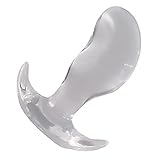 Orirya アナルプラグ アナルビーズ アナルストッパー アナルグッズ 柔らかい TPE製 おしゃれ 透明 アダルトグッズ あなるプラグ 