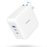 TOPADRE 急速充電器 100W Type-c 充電 タイプc3ポート 【折畳み式・GaN技術・PSE技術基準適合】 USB-C Mac