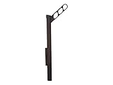 NASTA　物干金物　アーム付上下移動式ポール　KS-DA306ASPN-DB（1セット2本入り）　ダークブロンズ