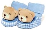 Kaloo Bear Booties in Box (Blue) by Kaloo