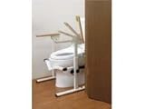 アロン化成　様式トイレ用フレーム　S-はねあげR　533-082　トイレのバリアフリー　介護用品　様式トイレ用手すり
