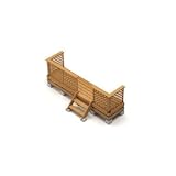 設置工事込み価格！ウッドデッキ／ウエスタンレッドシダー／1坪タイプ