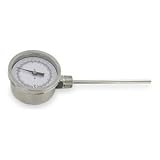 Bimetal Thermom, 3 In Dial, 0 to 240F by Dwyer