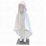 ECOBIBI(エコビビ）　オーガニックコットン　フード付バスタオル（フラワー）
