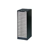 アバンテV2フロアケース スチール B4タテ 浅18段 黒 生活用品 インテリア 雑貨 インテリア [並行輸入品]